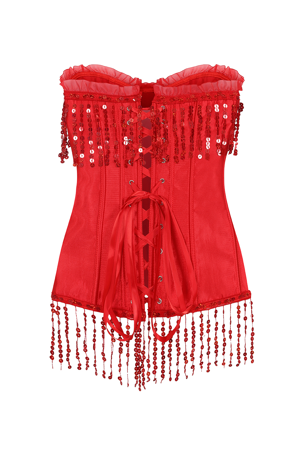 Red Sequin Corset